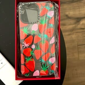Castify strawberry phone case iPhone 16 pro max